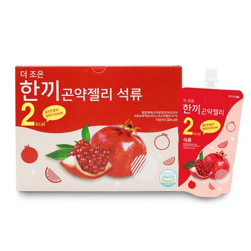 더존건강 더 조은 한끼곤약젤리 석류, 150ml, 10개입