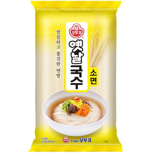 오뚜기옛날 국수 소면, 1.5kg, 1개