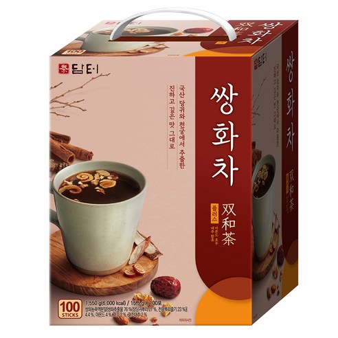 담터 쌍화차 플러스, 15.5g, 100개입, 1개