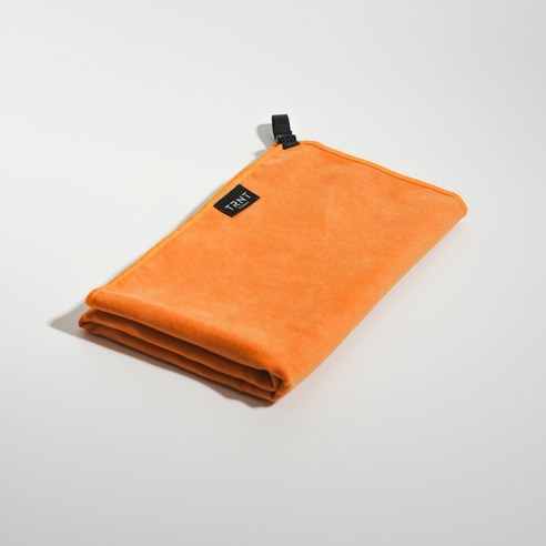 티알앤티 아웃도어 프리미엄 건식 스포츠타월 M 90 x 42 cm, 오렌지 오커, 1개