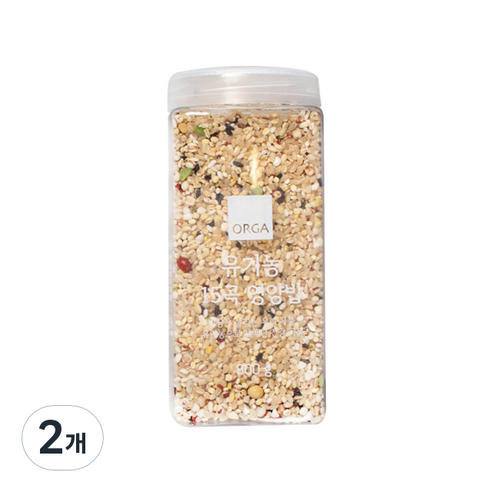ORGA 유기농 15곡 영양밥, 800g, 2개
