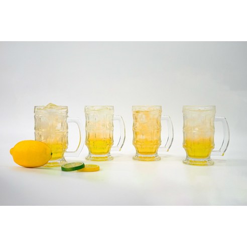 투명한 아름다움으로 일상에 특별한 마법을 더하는 진글라스 비어 머그