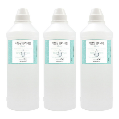 식물성 글리세린 1kg, 무향, 3개