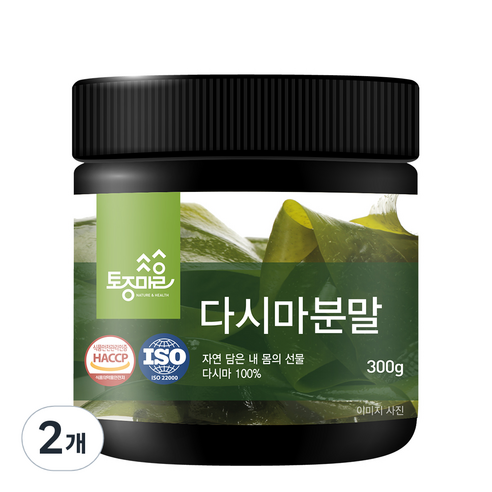 토종마을 HACCP인증 다시마분말, 2개, 300g