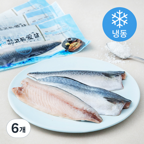 한수위 제주바당 고등애살 (냉동), 300g(3미), 6개
