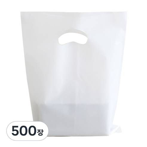 성원포장 비닐 링 봉투 쇼핑백 25 x 35 cm, 화이트, 500장