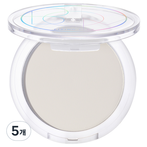 비오엠 픽싱 플렉스 파우더 팩트 7.5g, 화이트, 5개