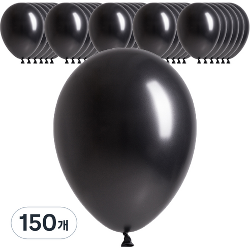 셈퍼텍스 펄풍선 30cm, 펄블랙, 150개