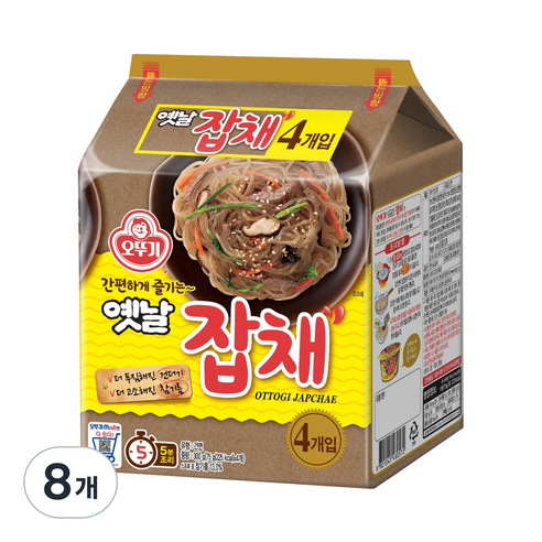 오뚜기 옛날잡채 멀티, 75g, 8개