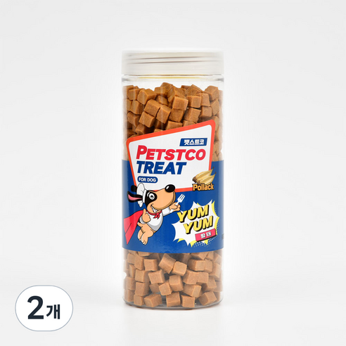 펫스트코 강아지 대용량 트릿 간식, 황태, 1kg, 2개