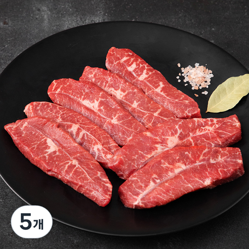 미국산 부채살 구이용 (냉장), 300g, 5개