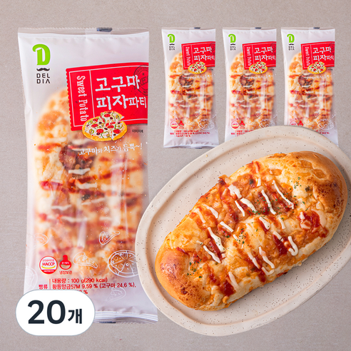 디엔비 고구마피자파티, 100g, 20개