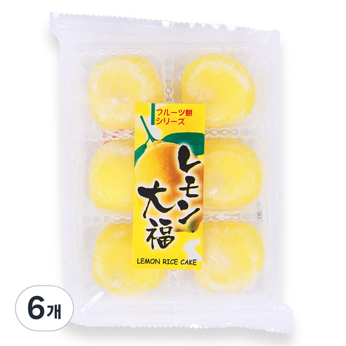 쿠보타 레몬 찹쌀떡, 150g, 6개