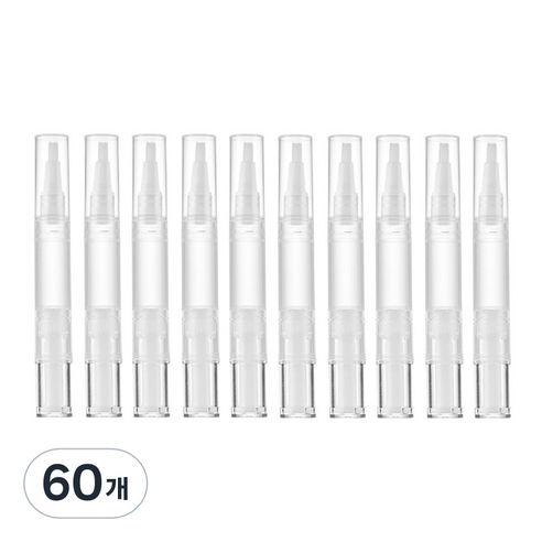 그레이거 다용도 5ml 펜 공병, 혼합색상, 60개