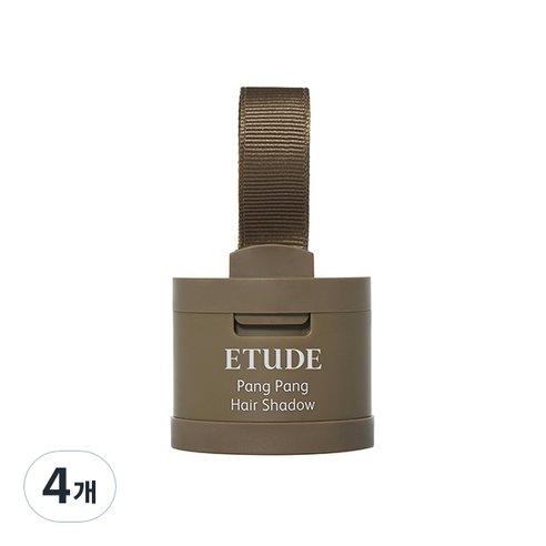 에뛰드 팡팡 헤어 섀도우 3.5g, 02 라이트브라운, 4개