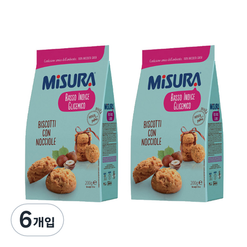 미주라 노춀라 쿠키, 200g, 6개