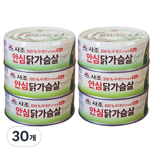 사조 안심 닭가슴살, 90g, 30개