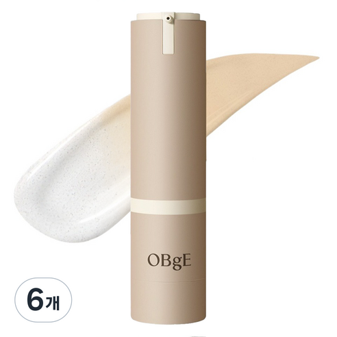 OBge 내추럴 올인원 커버 로션 톤업크림 50g, 6개