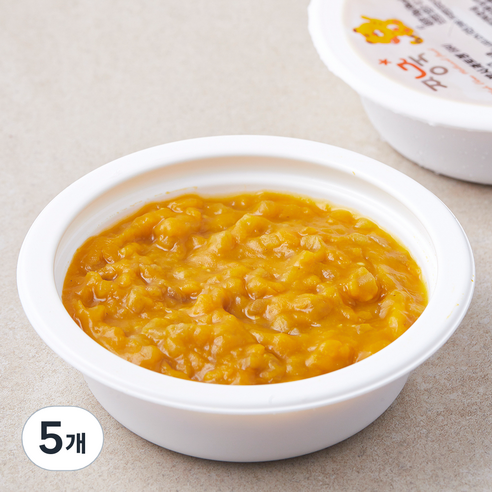짱죽 단호박사과토핑, 혼합맛(단호박/사과), 100g, 5개