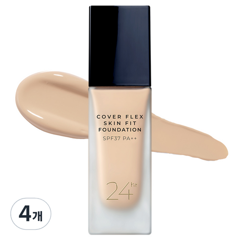 헤라 블랙 쿠션 15g, 23N1, 1개 오베이션c2079 11 비오엠 커버 플렉스 스킨 핏 파운데이션, 4개, 21 로지 베이지