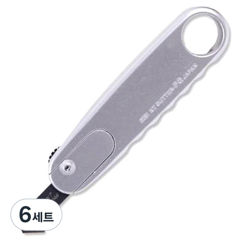 NT 컷터칼 P-500GP, 혼합 색상, 6세트