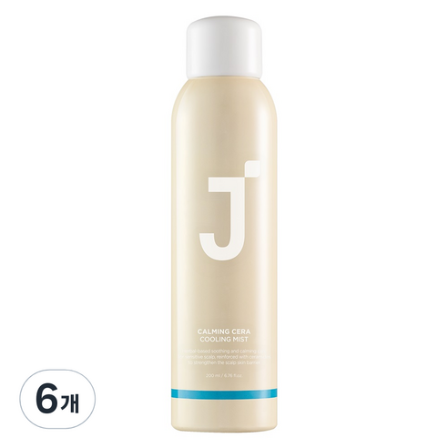 제이숲 카밍 세라 두피 쿨링 미스트 헤어 스프레이, 200ml, 6개