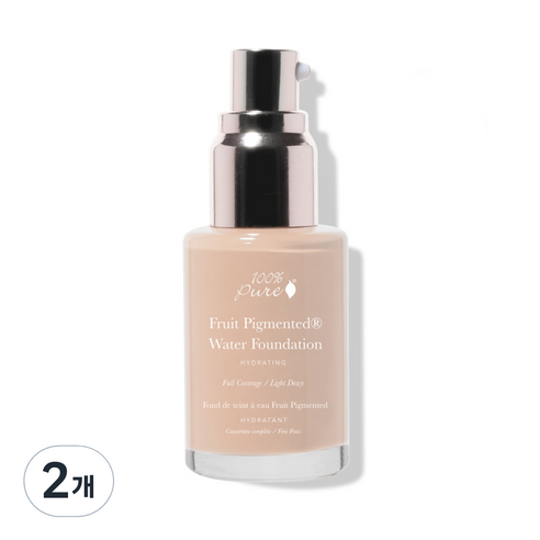 프루트 피그먼티드 워터 파운데이션 30ml, 웜 1.0, 2개