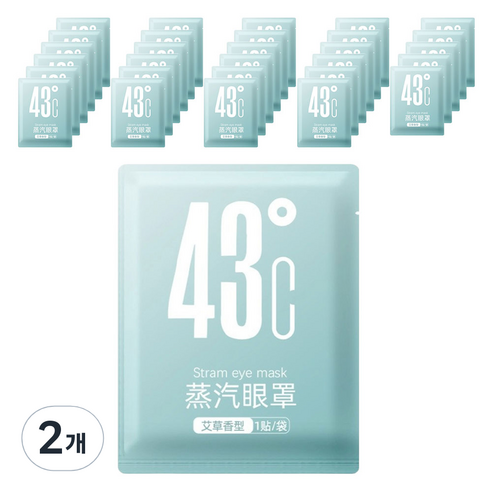 원티크 일회용 찜질 온열 안대 쑥, 30개입, 2개