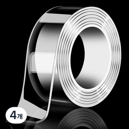 알로데 마킹 방수 초강력 양면 테이프 TYPE05 두께 2mm x 폭 3cm x 길이 3m, 4개
