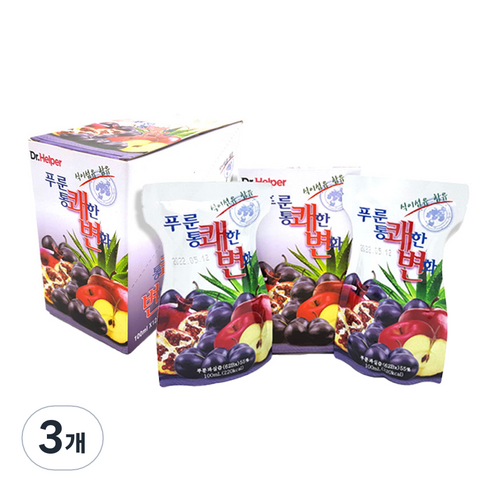 닥터헬퍼 푸룬 통쾌한 변화 즙 12p, 3개, 1200ml