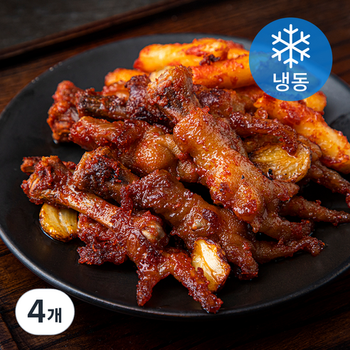 마녀의 야식 콜라겐 직화 튤립닭발 (냉동), 300g, 4개