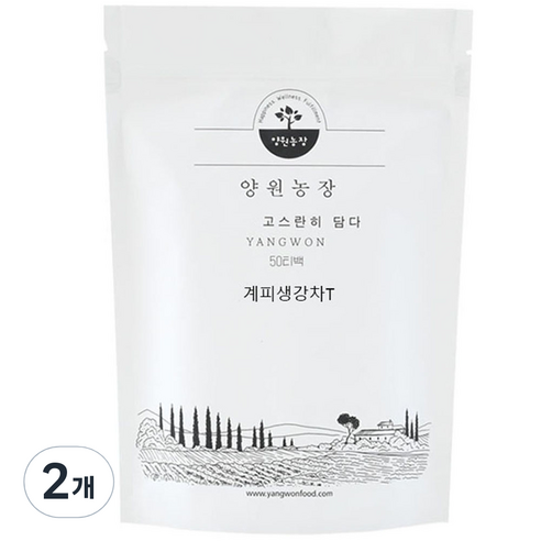 계피생강차T, 1.2g, 50개입, 2개
