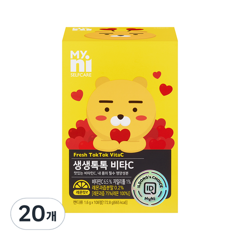 마이니 생생톡톡 비타C, 108정, 20개