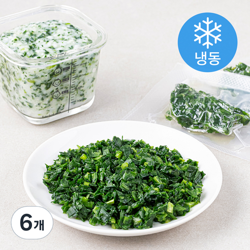 맘마유 부추 다짐 (냉동), 160g, 6개, 부추맛