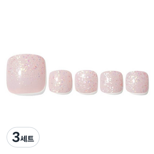데싱디바 글레이즈 네일스티커 세트, 슈가 프리즘, 3세트