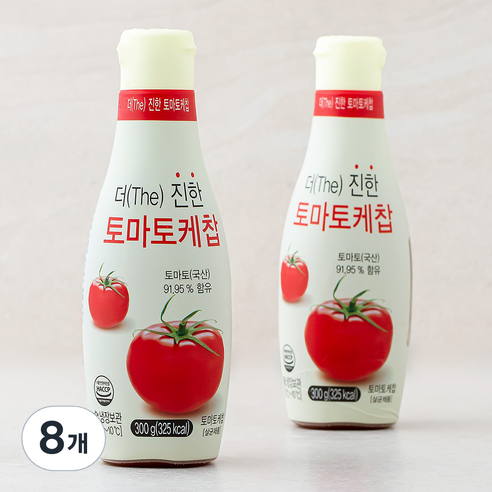 사랑과정성 더 진한 토마토케찹, 300g, 8개
