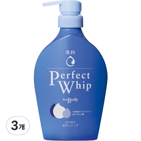 센카 퍼펙트 휩 포 바디, 500ml, 3개