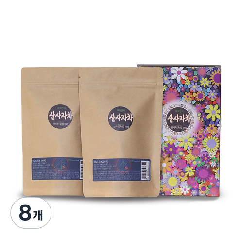 아이앤티 산사자차 삼각티백, 1.2g, 20개입, 8개