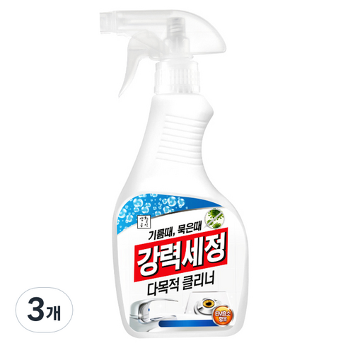 생활공식 강력세정 다목적 클리너, 3개, 500ml