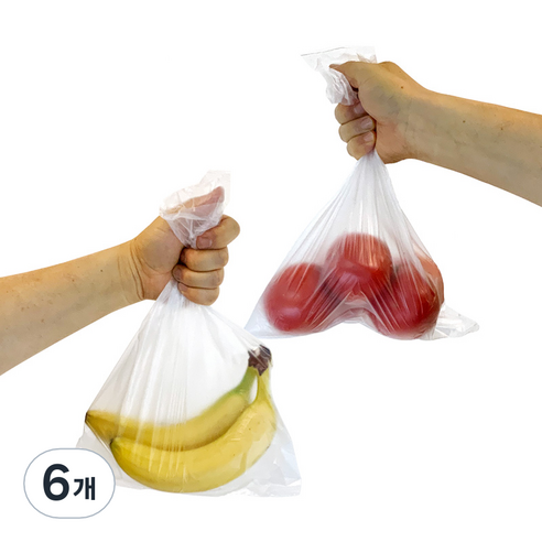 바로엔 투명 속지 봉투 5호 왕대, 6개