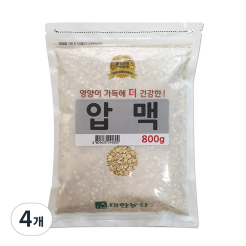 대한농산 압맥, 800g, 4개