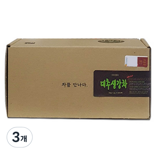 아이앤티 대추생강차 티백, 1g, 50개입, 3개