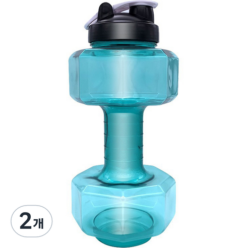 순잠 무게조절 물아령 워터 덤벨 2600ml 민트, 2개
