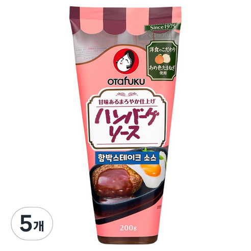 오타후쿠 함박스테이크 소스, 200g, 5개