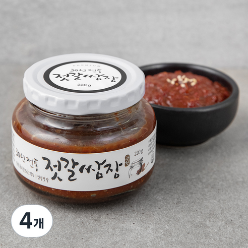 광천 젓갈쌈장, 220g, 4개