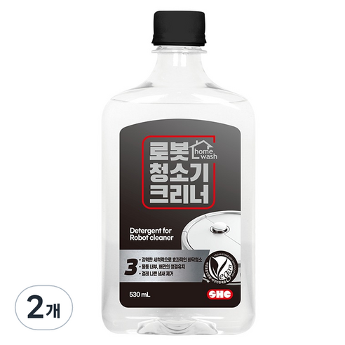 신희 홈워시 로봇청소기 크리너, 530ml, 2개