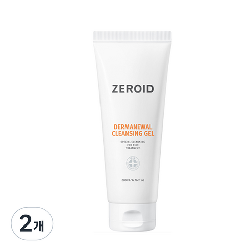 제로이드 더마뉴얼 클렌징 젤, 200ml, 2개