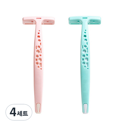 메디치트 미세 여성면도기 2개입 색상랜덤, 4세트
