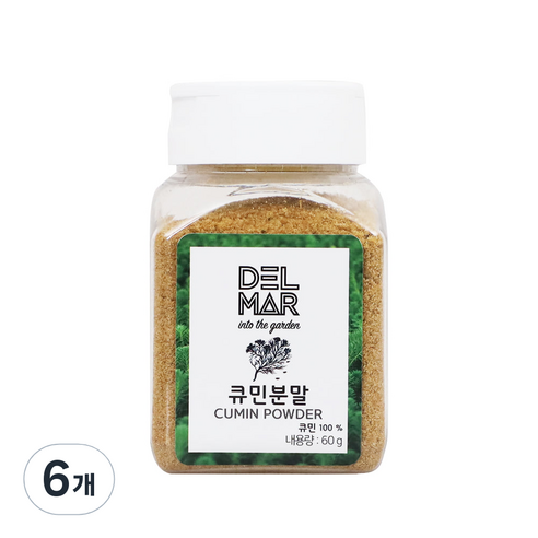 딜리셔스마켓 큐민분, 60g, 6개