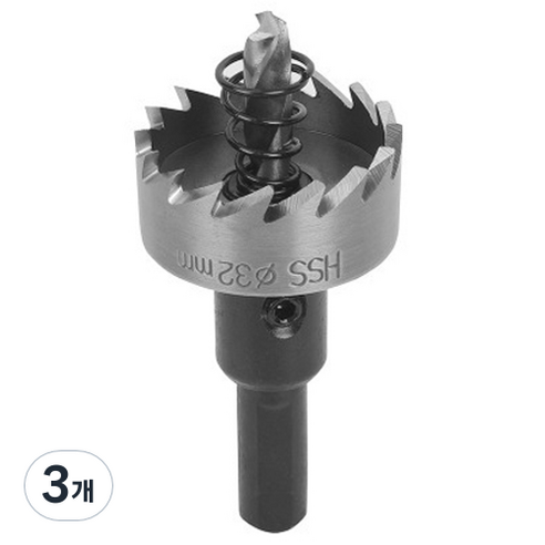 워크프로 일반홀소 홀커터 35mm WP403164, 3개